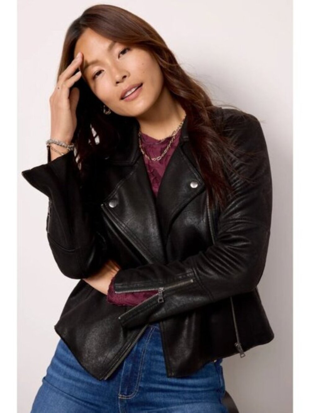 Evereve Marren Moto Jacket - Picture 3 of 9